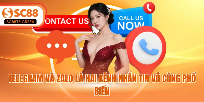 Telegram và Zalo là hai kênh nhắn tin vô cùng phổ biến